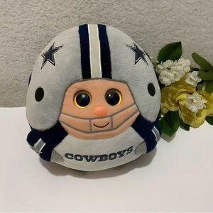 𝅺TY Beanie Ballz cowboys  Plush Ball